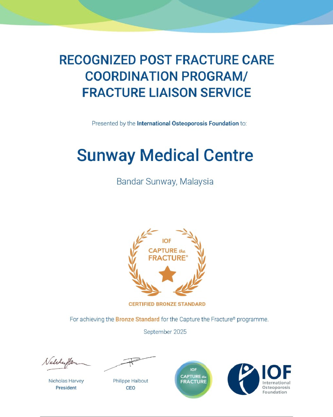 Certified Bronze Standard